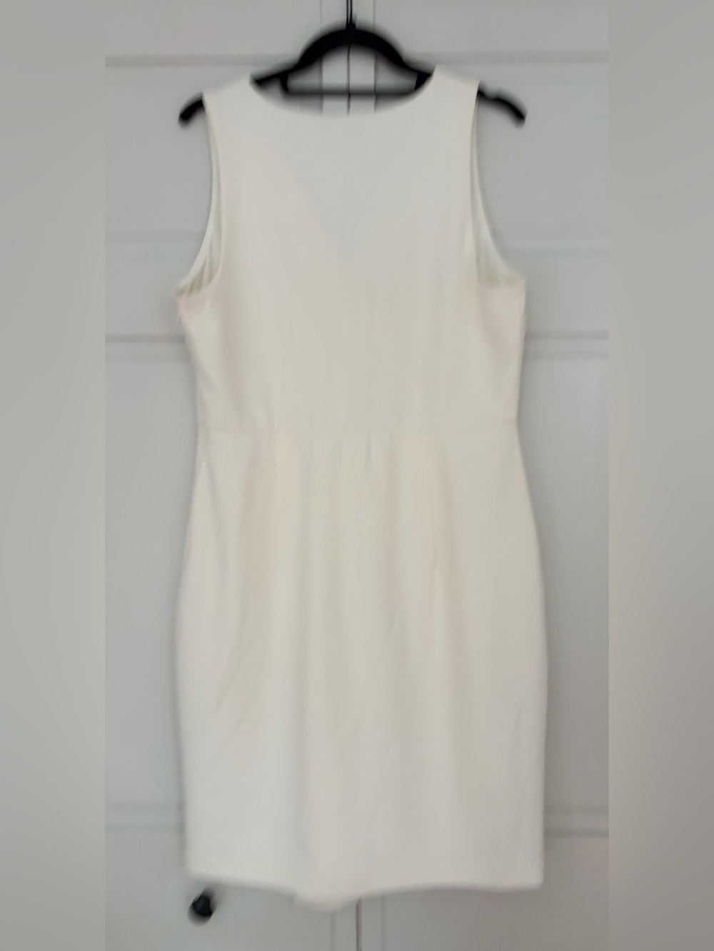 Express white V-Neck Wrap Sheath Dress Large New Without Tag - Picture 3 of 4